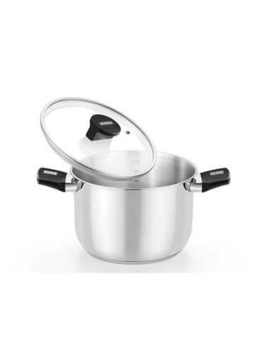 OLLA DE ACERO INOX CON TAPA DE CRISTAL 22CM ELITE MONIX