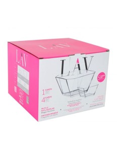 PACK 4 BOL VIDRIO 300CC + ENSALADERA 1900CC LAV 2