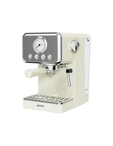 CAFETERA ESPRESSO RETRO 15BARES 1.7 LITROS CREMA JOCCA