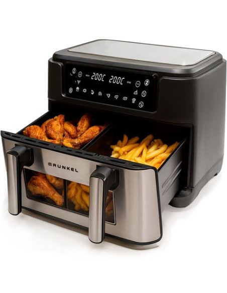 FREIDORA DE AIRE 10 LITROS 2800W CUBETOS FLEXIBLES GRUNKEL