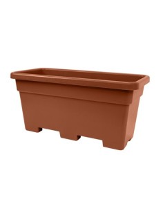 JARDINERA MAXI RECTANGULAR 80CM TERRACOTA ARTPLAST