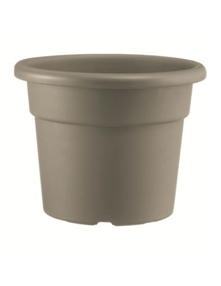 MACETA REDONDA DIAMETRO 20CM TAUPE ARTPLAST
