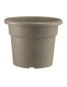 MACETA REDONDA DIAMETRO 30CM TAUPE ARTPLAST