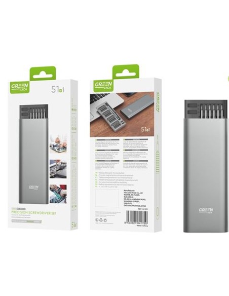 ESTUCHE HERRAMIENTAS 51 EN 1 ALUMINIO GEN-X