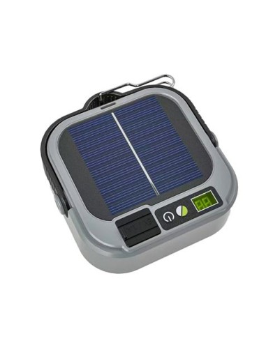LINTERNA SOLAR DE CAMPING 500LM 12 MODOS, POWERBANK, IPX4 ELBAT