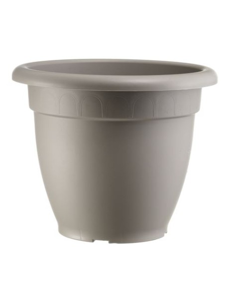 MACETA CAMPANA DIAMETRO 25CM TAUPE ARTPLAST