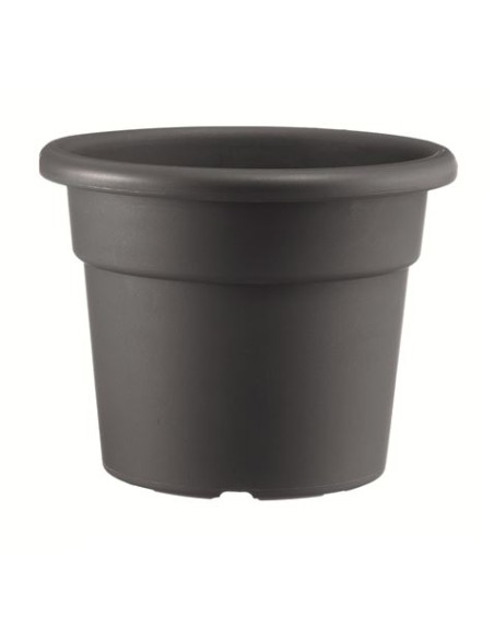 MACETA REDONDA DIAMETRO 18CM ANTRACITA ARTPLAST