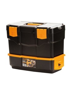 CAJA DE HERRAMIENTAS 420Ã—220Ã—340MM CON ORGANIZADORES Y BANDEJA ARTPLAST
