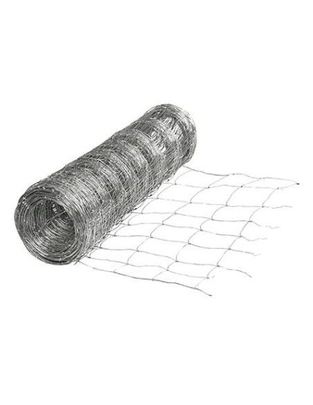 MALLA DE GANADO GALVANIZADA PREMIUM 2.4MM 1.24X50 METROS SUNGARDEN