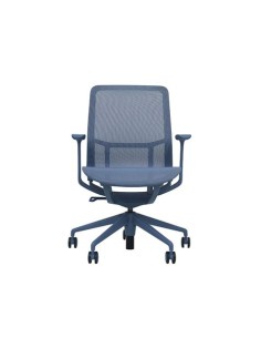 SILLA OFICINA GAMA SENSE ELEGANCE AZUL CROMAD