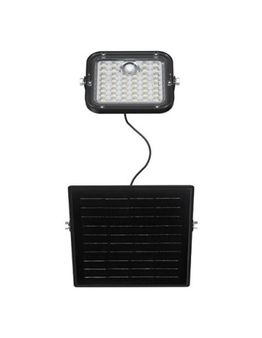 FOCO LED SOLAR 10W 1500LM CON SENSOR + MANDO + CCT 3000K/6000K ELBAT