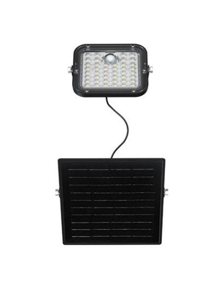 FOCO LED SOLAR 10W 1500LM CON SENSOR + MANDO + CCT 3000K/6000K ELBAT