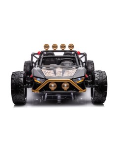 COCHE INFANTIL A BATERIA CON CONTROL REMOTO BUGGY BLACK GOLD 2