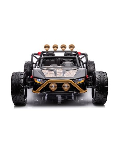 COCHE INFANTIL A BATERIA CON CONTROL REMOTO BUGGY BLACK GOLD