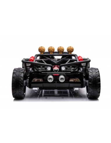 COCHE INFANTIL A BATERIA CON CONTROL REMOTO BUGGY BLACK GOLD