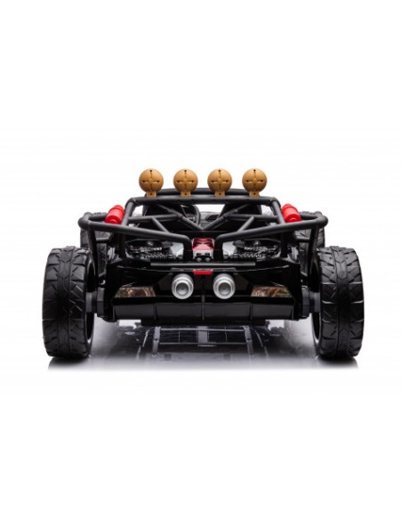 COCHE INFANTIL A BATERIA CON CONTROL REMOTO BUGGY BLACK GOLD