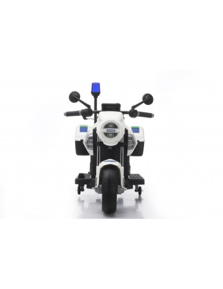 MOTO DE POLICIA INFANTIL A BATERIA CON RUEDINES