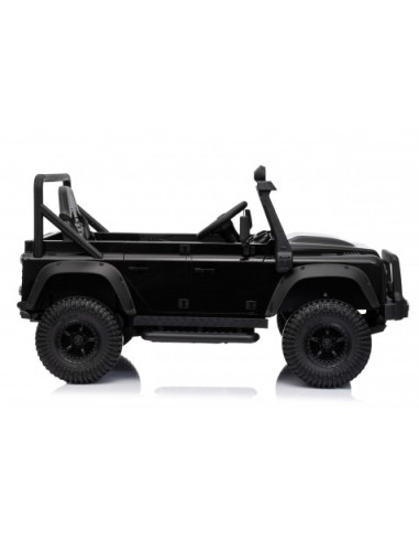 COCHE INFANTIL A BATERIA CON CONTROL REMOTO LAND ROVER DEFENDER NEGRO