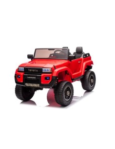 COCHE INFANTIL A BATERIA CON CONTROL REMOTO TOYOTA LC250 ROJO