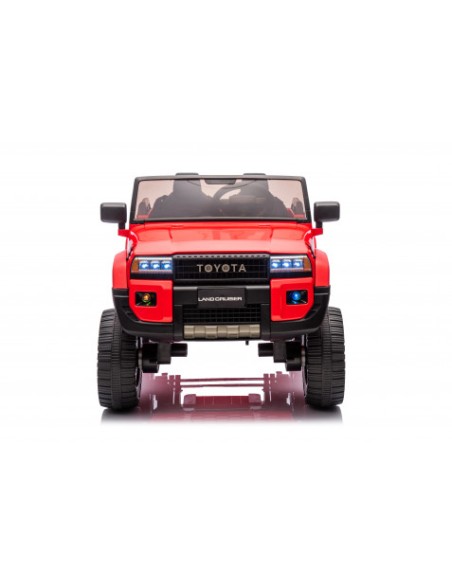 COCHE INFANTIL A BATERIA CON CONTROL REMOTO TOYOTA LC250 ROJO