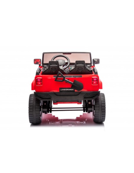 COCHE INFANTIL A BATERIA CON CONTROL REMOTO TOYOTA LC250 ROJO