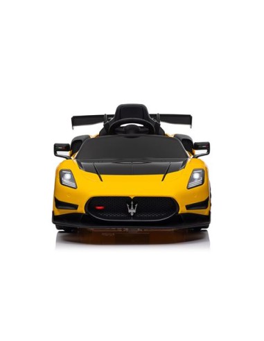 COCHE INFANTIL A BATERIA CON CONTROL REMOTO MASSERATI MC20 GT2 AMARILLO