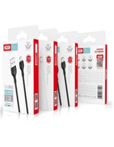 CABLE 2.1A USB A TIPOC 1 METRO BLANCO NB200 XO