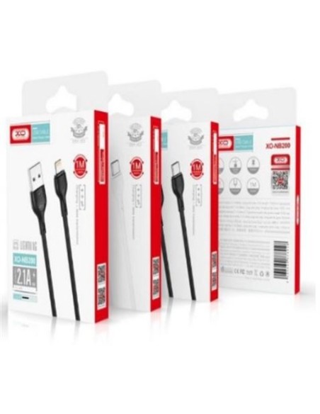 CABLE 2.1A USB A TIPOC 1 METRO BLANCO NB200 XO