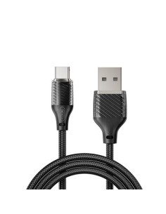 CABLE DE CARGA 6A USB A TIPOC 1 METRO NEGRO XO