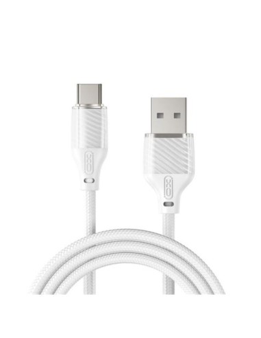 CABLE DE CARGA 6A USB A TIPOC 1 METRO BLANCO XO