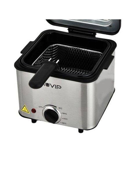 FREIDORA 1.5 LITROS INOXIDABLE 1000W DESMONTABLE MUVIP