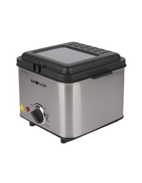 FREIDORA 1.5 LITROS INOXIDABLE 1000W DESMONTABLE MUVIP