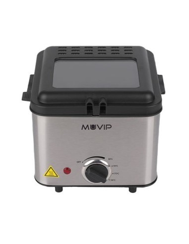 FREIDORA 1.5 LITROS INOXIDABLE 1000W DESMONTABLE MUVIP