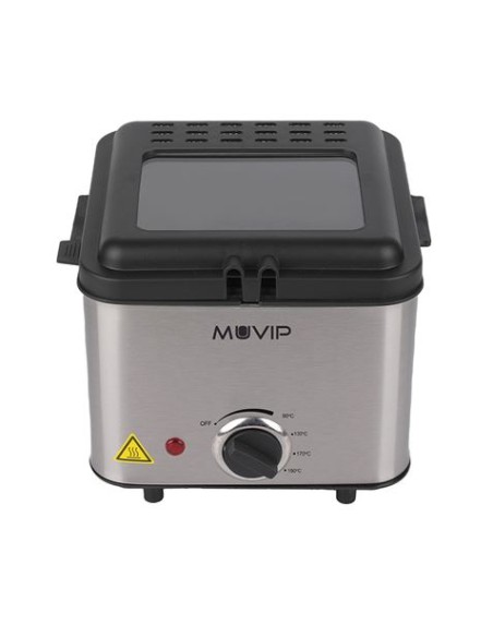 FREIDORA 1.5 LITROS INOXIDABLE 1000W DESMONTABLE MUVIP