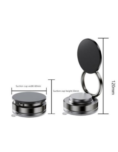 SOPORTE COCHE POR VACIO MAGNETICO COMPACTO C177 XO