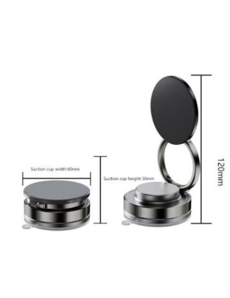 SOPORTE COCHE POR VACIO MAGNETICO COMPACTO C177 XO