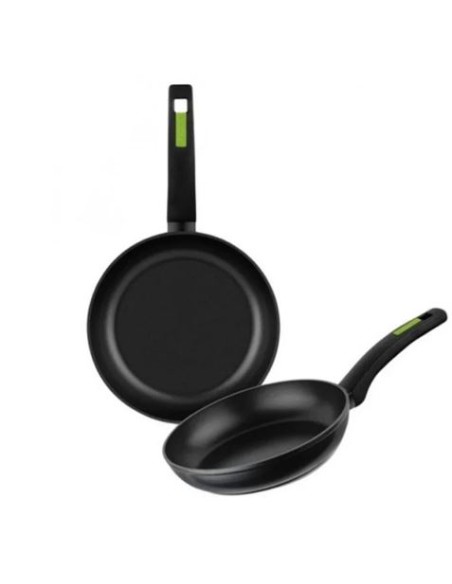 PACK 2 SARTENES ALUMINIO FORJADO 20/24 CM GREEN MONIX