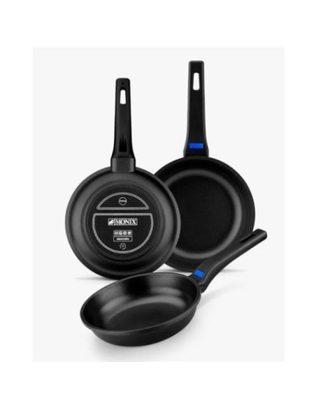 SET 3 SARTENES 18/22/26CM SOLID + MONIX