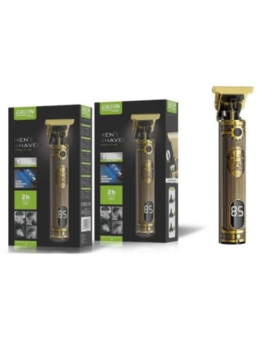 CORTAPELO METAL CALAVERA RECARGABLE CON PANTALLA GREEN LYCA