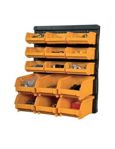 PANEL ORGANIZADOR POLIPROPILENO DE 15 CUBOS ARTPLAST