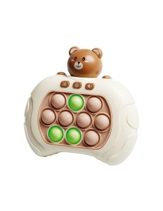 JUEGO PORTATIL POP IT TEDDY MXPS-100 MARRON 2