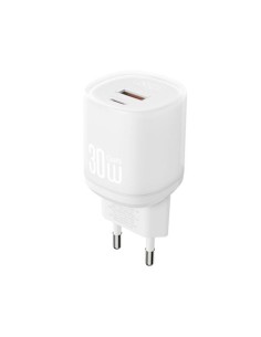 CARGADOR CARGA RAPIDA 30W USB-A /USB-C L151 BLANCO XO