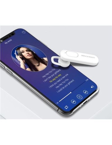 AURICULAR BE4 BLUETOOTH BLANCO XO