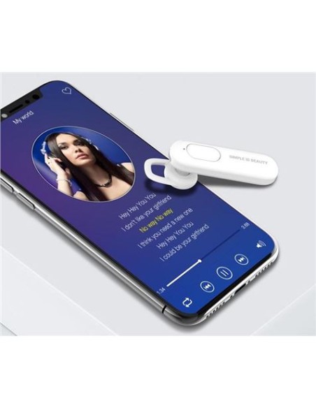 AURICULAR BE4 BLUETOOTH BLANCO XO