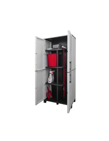 ARMARIO ESCOBERO CON PATAS REGULABLES 680X370X1690MM ARTPLAST