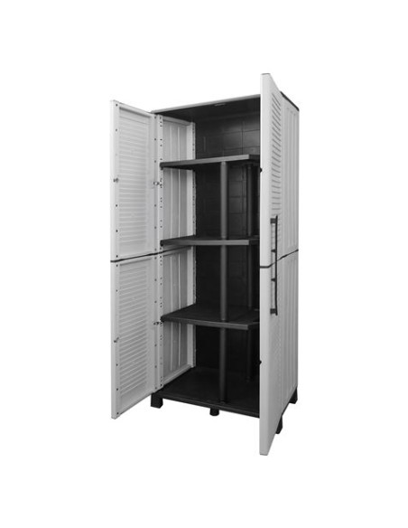 ARMARIO ESCOBERO CON PATAS REGULABLES 680X370X1690MM ARTPLAST