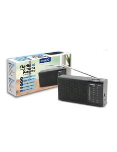 RADIO PORTATIL AM/FM DIAL CLASICO NEGRA GEN-X