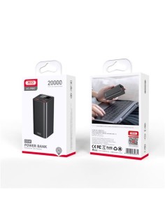 POWERBANK PB97 20000MAH | 4 X USB | 65W | DISPLAY NEGRA XO 2