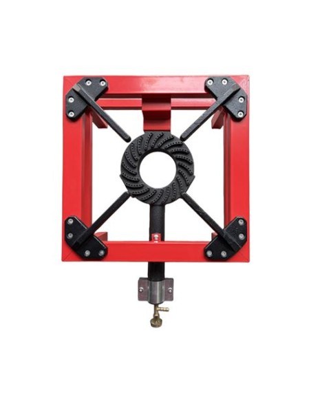 FOGÃ“N / HORNILLO DE GAS REFORZADO ALTA POTENCIA 1 FUEGO 40X40CM MUVIP