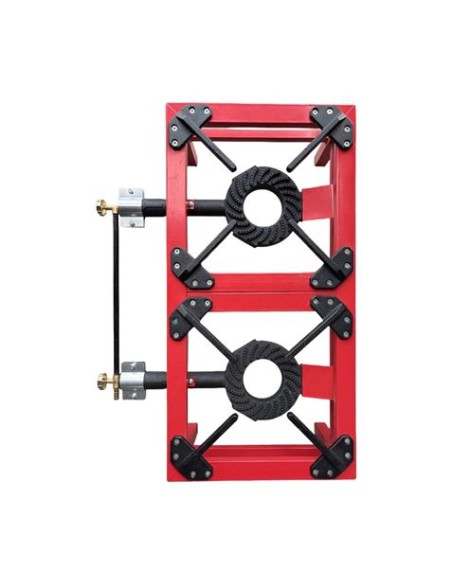 FOGÃ“N / HORNILLO DE GAS REFORZADO ALTA POTENCIA 2 FUEGOS 80X40CM MUVIP